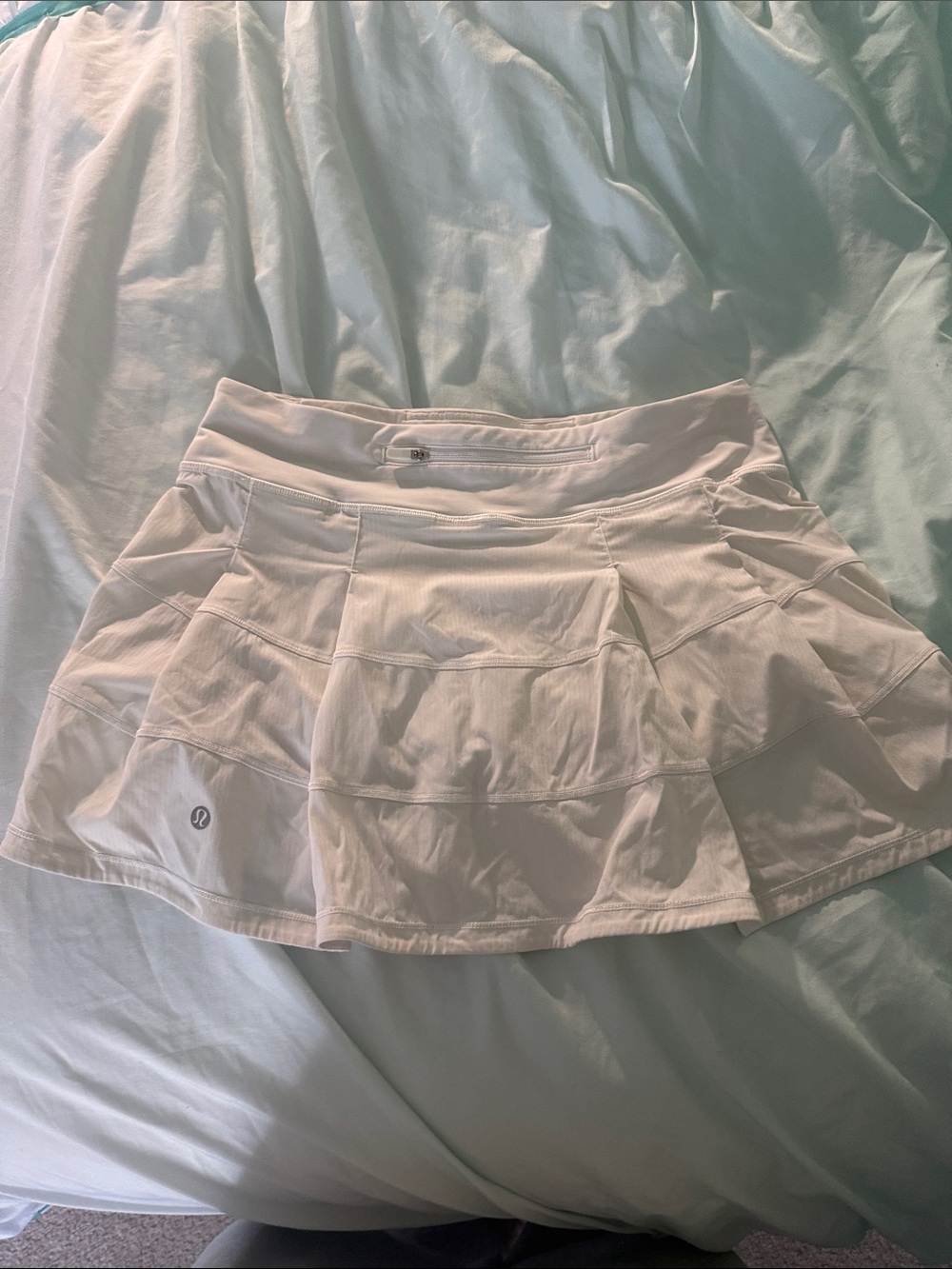 lululemon athletica Women's White Circle Skirt with Built-In Shorts